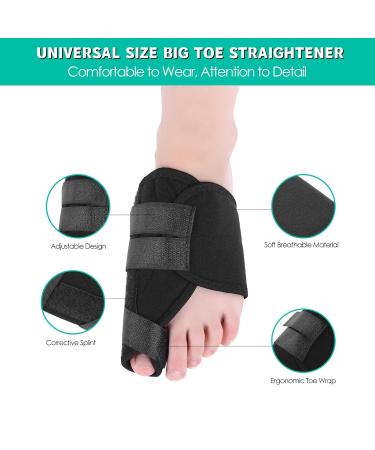 Kireina Bunion Relief Corrector - Iron Toe Separator for Hallux Valgus Nighttime Pain Relief for Overlapping & Turf Toes - Buy Online on GoSupps.com