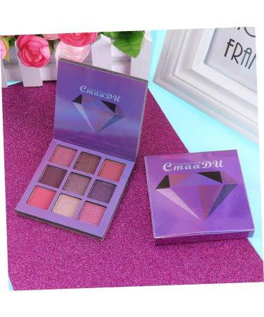 POPETPOP 9 Shimmer Eyeshadow Metallic Eye Shadow Palettes Makeup Palette Eyeshadow Palette Lasting Sequins 1 count (Pack of 1) Purple - Buy Online on GoSupps.com