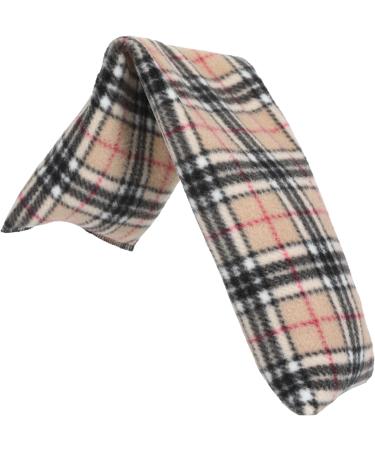 Microwavable Lavender Wheat Bags Printed Fleece Microwave Heat Pack for Back Neck Joints and Shoulder Pain Relief 44cmx13cm (Beige Black Check) Printed Fleece Beige Black Check - Buy Online on GoSupps.com