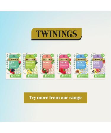 Twinings Soulful Blends Peace Herbal Tea - Camomile Infusion with Vanilla & Cinnamon - 20 Biodegradable Tea Bags - Buy Online on GoSupps.com