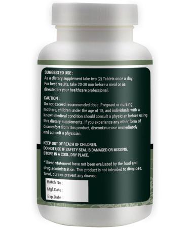 Moringa Tablets with Turmeric and Black Pepper 300 Pills 5 Month Supply 150 Serving 1000 Mg per Serving. One Capsule with Multiple Benefits - Supports Digestive Health (Pack of 1) - Buy Online on GoSupps.com