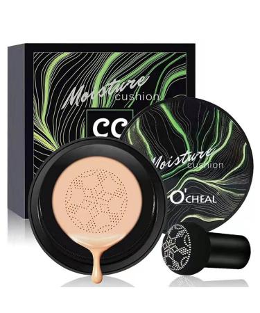 YAJIMSA Mushroom Head Air Cushion Foundation BB Cream CC Cream Liquid primer foundation make -up concealer for face and neck primer durable and perfect covering ivory