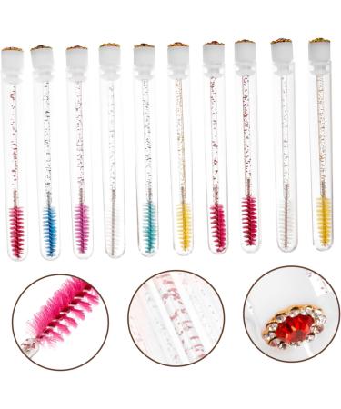 Ipetboom 20sets Mascara Wand Tube Felt Pencil Case Mini Makeup Applicator Artificial Fiber Travel Filling - Buy Online on GoSupps.com