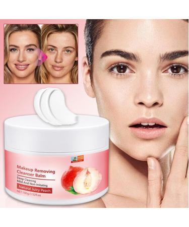 IZBEAUVO Peachy Clean Makeup Remover & Cleansing Balm Facial Cleanser Balm For Sensitive Skin Clean Oil Free Skin Hydrating Cleanser Refreshing Gentle Cleanser Clean And Clear Cleanser Vitamin E Pink - Buy Online on GoSupps.com