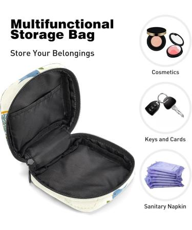 GIAPB Period Bag Sanitary Napkin Storage Bag Period Pouch Travel Makeup Bag Bike and Flower Color1626 - Buy Online on GoSupps.com