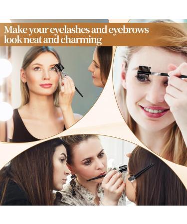 2-Piece 2-in-1 Eyebrow Brush Set | Double-Sided Comb & Separator for Perfect Eyebrows | Essential Women s Cosmetic Tools - Buy Online on GoSupps.com