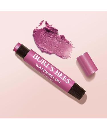 Burt's Bees Shimmer Lip Tint Tinted Lip Balm Stick Moisturizing for All Day Hydration with Natural Glowy Pigmented Finish & Buildable Color Watermelon 1 Tube 0.09 oz. (Pack of 2) 1 Count (Pack of 2) Pink - Buy Online on GoSupps.com