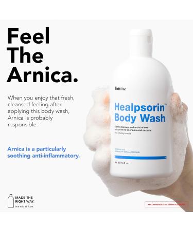 Healpsorin Hydrating Body Wash 500ml | Psoriasis, Eczema Treatment & Sensitive Skin Shower Gel - Buy Online on GoSupps.com