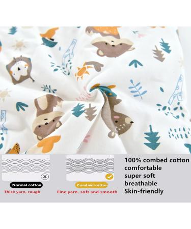 Chilsuessy 2.5 Tog Toddler Sleeping Bag with Feet | Forest Animals Design | Removable Sleeves | Winter Sleep Sack for Kids 3-4 Years - Buy Online on GoSupps.com