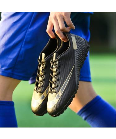 Men's Soccer Cleats High-Top Athletic Football Boots 10.5 Black - HaloTeam - Buy Online on GoSupps.com