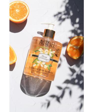 JEANNE EN PROVENCE - Gel lavant pour les Mains - Parfum Fleur d'Oranger - Flacon Pompe 500 ml - 95% d'Ingr dients d'Origine Naturelle - Fabriqu en France Grasse 500 ml (Lot de 1) - Buy Online on GoSupps.com