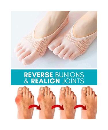 Projoint Antibunion Health Socks - Bunion Alignment Toe Socks - Orthotoe Compression Five Finger Socks (5 Pairs) - Buy Online on GoSupps.com