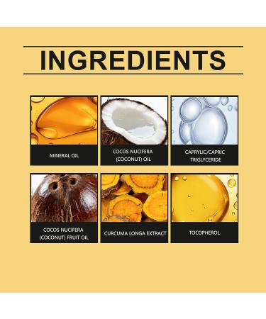 OLLZPJFPK Coconut Body Oil Moisturizing Body Skin Hydrating Smooth Skin Care Oil - Buy Online on GoSupps.com