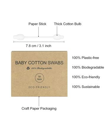 Baby Safety Q-tips - Gentle Cotton Swabs for Kids' Ears - Buy Online on GoSupps.com
