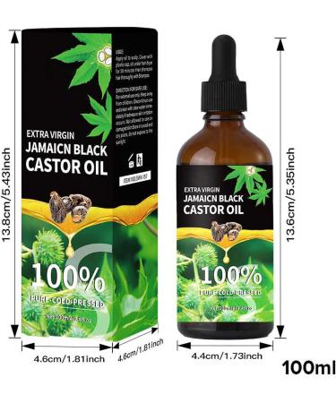 Hair Growth Oil - Castor Oil for Hair Growth - Skin Care Pure Castor Oil Natural Hair Oil Aromatherapy Black Caster Oils Scalp Strengthening Oil for Eyelashes Eyebrows Hair & Skin - Buy Online on GoSupps.com
