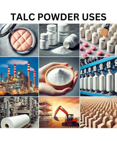mGanna 100% Natural Talc Powder for Facial Make-up Cosmetic Formulations and Other Industrial Application 2 LBS / 908 GMS - Buy Online on GoSupps.com