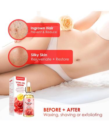 2 Pack Yoni Oil - Organic Feminine Oil for pH Balance & Odor Elimination | Natural Deodorant & Moisturizer with Rose Essential Oil - Buy Online on GoSupps.com