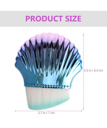 Beaupretty Nail Cleaning Brush Set - 2pcs Mini Brush for Nail & Makeup - Perfect for Travel & Cosmetic Application - Buy Online on GoSupps.com