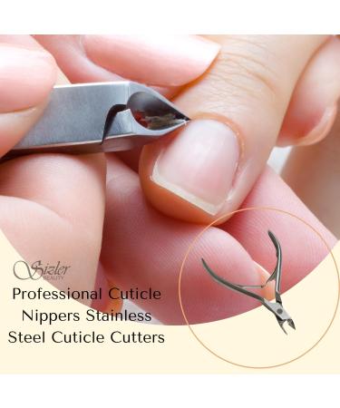 Professional Cuticle Nippers Stainless Steel Cuticle Cutters and Remover Best Nipper Scissors Nail Care Tool for Manicure and Pedicure SB001 - Buy Online on GoSupps.com