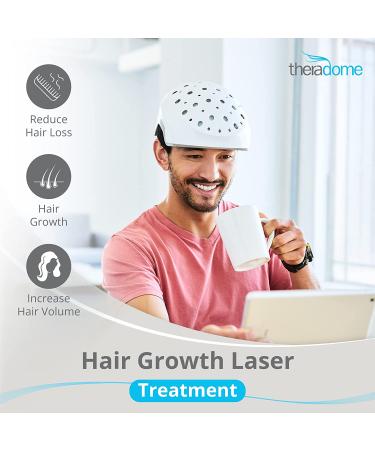Theradome EVO Laser Hair Growth Helmet LH40 - Red Light Therapy for Hair Regrowth - FDA Cleared - USA Made - Buy Online on GoSupps.com