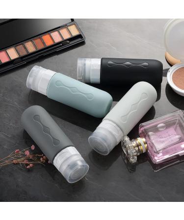 Gemice Travel Bottles - TSA Approved Leak-Proof BPA-Free Travel Container for Shampoo & Lotion - Refillable Gray Liquid Accessories - Buy Online on GoSupps.com