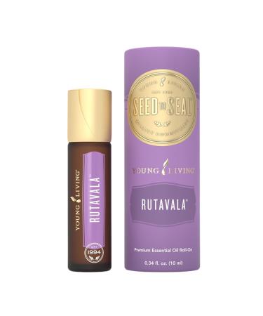 Young Living RutaVaLa Essential Oil Roll-On | 10 ml | Calming Aromatherapeutic Blend of Ruta Lavender and Valerian Essential Oils | Ideal for Relaxation and Wind-Down Routines