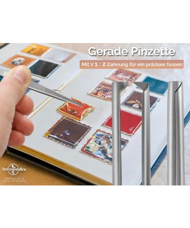 Professional Straight Tweezers 10.5cm - 60cm | Internal Teeth 13cm Pack | International Shipping Available - Buy Online on GoSupps.com