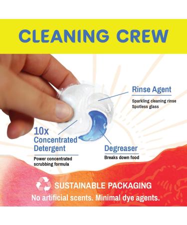 Eco-Shines Dishwasher Detergent Pods - 3 in 1 Power for Sparkling Clean Dishes | International Shipping Available - Buy Online on GoSupps.com