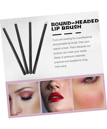 4pcs Lip Brush Set - Portable Lip Gloss Lip Concealer & Lipstick Applicators | Essential Makeup Tools - Buy Online on GoSupps.com
