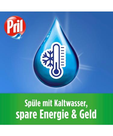 Pril Original Limette 14 Pack - Hand Dishwashing Detergent High Fatty Loose Formula Cold Water Cleaning Fresh Lime Scent - 675 ml - Buy Online on GoSupps.com