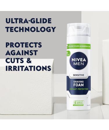 NIVEA Men Sensitive Shaving Foam 200ml - Buy Online on GoSupps.com