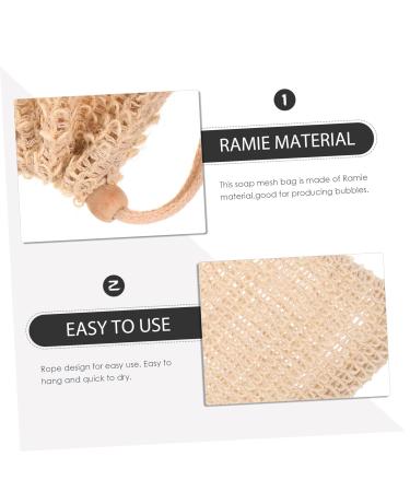 FRCOLOR 30 Pcs Bubble Net Soap Foaming Bags | Eco-Friendly Loofah Pouch & Sisal Soap Saver | Perfect for Handmade Soap & Easy to Hang - Buy Online on GoSupps.com