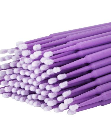 Takuza 200 Pcs Disposable Eyelash Brush - Perfect for Eyelash Extensions Lifting & Makeup Applicator (Purple) - Essential Beauty Accessory - Buy Online on GoSupps.com