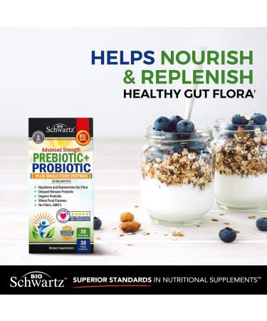 Digestive Health Supplements for Adults - Probiotics with Enzymes - Non-GMO, Gluten & Dairy Free - 30ct (Pack of 1) - Buy Online on GoSupps.com