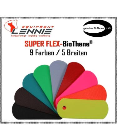 Buy BioThane Beta Super Flex - 9-25mm Wide 1.5mm Thick Neon Yellow (YE527) by the Meter | International Shipping Available - Buy Online on GoSupps.com