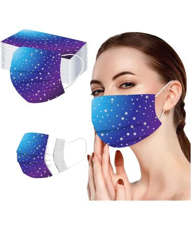 ZQP 2021 Happy New Years Face Bandanas Adults Disposable Face Bandanas Adults Christmas 3-Ply Face Balaclava 50 count (Pack of 1) A1124-145 - Buy Online on GoSupps.com