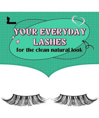 10 Pairs D-M07 14mm Mink Full Volume False Lashes | Natural Cat Eye Lashes with Lifting Effect - Buy Online on GoSupps.com