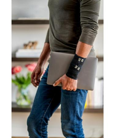 ACE 4 Elastic Bandage with Clips - Black | Ideal for Leg, Shoulder & More | 1 Count - Buy Online on GoSupps.com