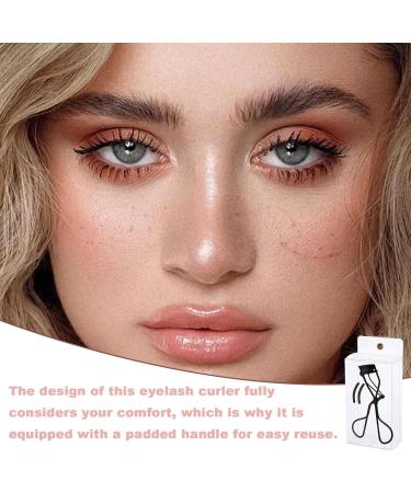 Eyelash Curler Handheld Eye Lash Curler Dramatically Curled Eyelashes Curler with Padded Handle for Long Lasting Effect Swimming Black-pvc Box - Buy Online on GoSupps.com