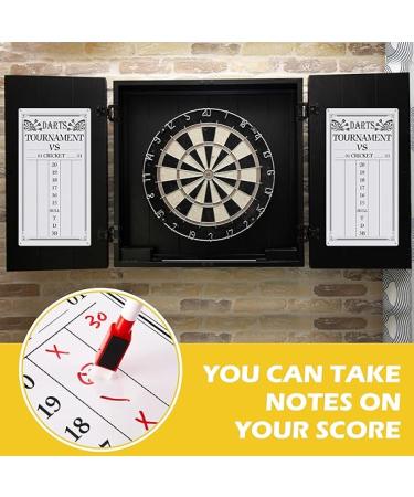 Dart Scoreboard Set with 4 Markers - Ideal for Cricket and 01 Dart Games | 15 x 7.8 Inches - Buy Online on GoSupps.com
