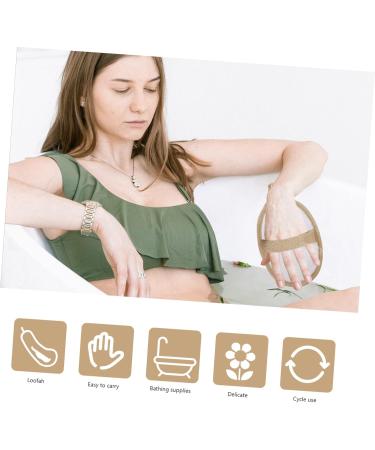 GLEAVI 4 Pcs Loofah Bath Balls - Exfoliating Shower Pad Set for Body Wash & Massage - Buy Online on GoSupps.com