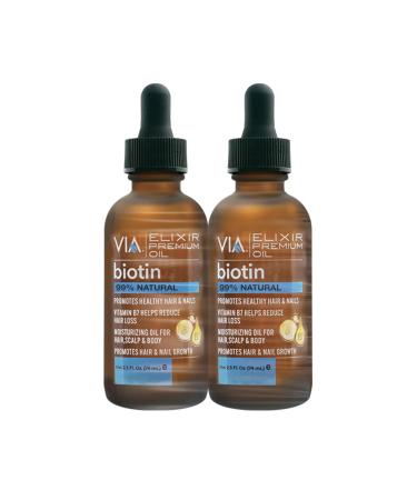 VIA Premium Elixir - biotin Pack of 2