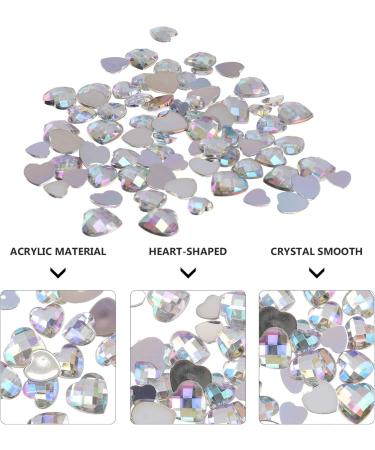 Minkissy 1 Set Nail Drill Nail Gems Stones Gems for Nails Pink Nails with Rhinestones 3d Nail Art Diamond Heart Stones and Crystals Nail Charms Nail Jewels Decor Manicure Acrylic Colorful - Buy Online on GoSupps.com