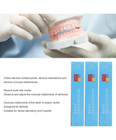Buy Blue Dental Articulation Paper | Thin Tooth Bite Recording for Clinics & Laboratories - Buy Online on GoSupps.com
