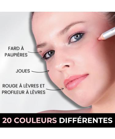 Crayon Jumbo Impala 3 en 1 | Couleur 03 Rose clair | Ombre Paupi res Rouge L vres et Fard Joues | Texture Lisse et de Longue Dur e | Couleurs Intenses - Buy Online on GoSupps.com