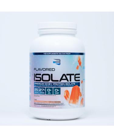 Believe Supplements Protein Powder - Puclicly 3rd Party Tested Whey Protein Powder for Muscle Growth Strength & Recovery Easily Mixable for Shakes Smoothies and Baked Goods Rich & Creamy Taste (25 scoop Orange Vanilla Ice Cream Pop) Orange Vanilla Ice Cre - Buy Online on GoSupps.com