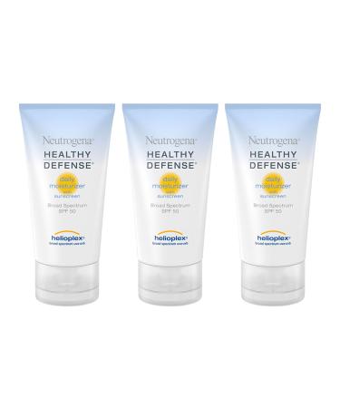 Neutrogena Healthy Defense Daily Moisturizer With Broad Spectrum SPF 50 Sunscreen, 1.7 Fl. Oz (Pack of 3) 1.7 Fl Oz (Pack of 3)