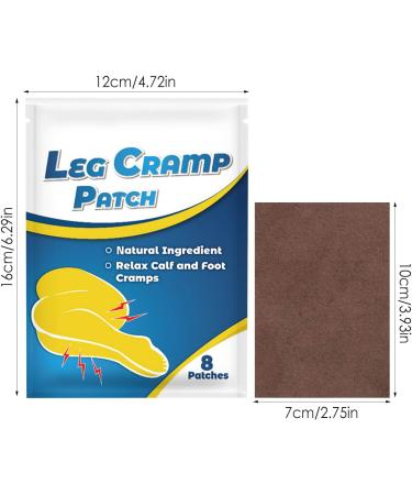 Soulagement des crampes dans les jambes Patchs de crampes aux jambes avec naturel soulagement musculaire maximum pour le pied les mains les jambes les mollets le cou le dos et apaisant - Buy Online on GoSupps.com