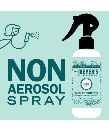 Mrs. Meyer's Mint Room Freshener - 8 oz Trigger Spray | All-Natural Aroma - Buy Online on GoSupps.com