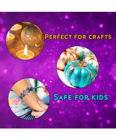 Biodegradable Emerald Equinox Glitter 1/4 oz - Plant Cellulose Earth-Friendly for Body, Cosmetics, Crafts, DIY Projects - Mix with Lotions, Gels, Oils, Face Paint - Buy Online on GoSupps.com